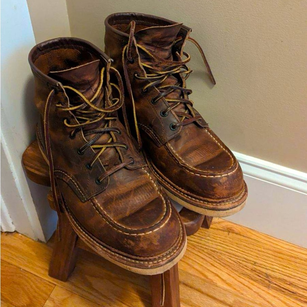 10.5 D Red Wing. Barley worn